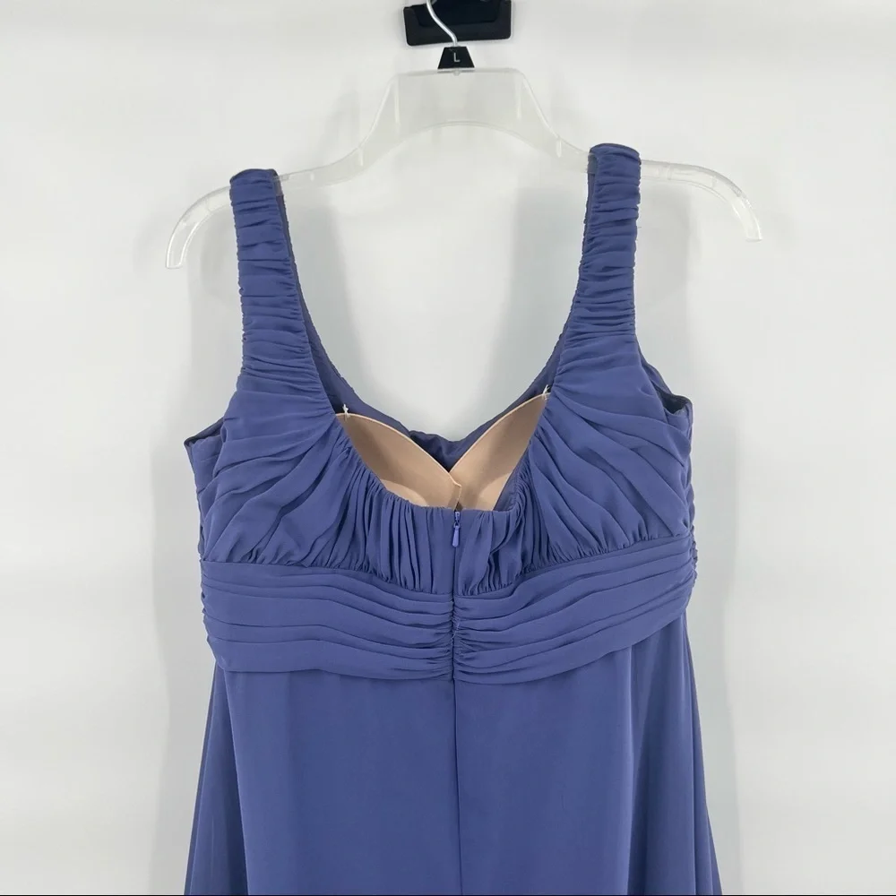Badgley Mischka blue bridesmaid dress size 14 - Picture 5 of 8